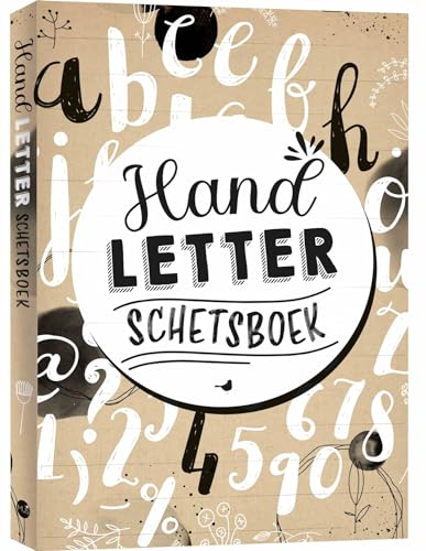 Handletterschetsboek: Oefen met meer dan 100 verschillende letterstijlen von BBNC Uitgevers