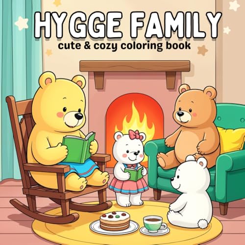 Hygge Family: Discover the Magic of Hygge with Sweet Animal Companions in Comforting, Inviting Environments Perfect for Tranquil Coloring Sessions Hygge Family: Discover the Magic of Hygge with Sweet Animal Companions in Comforting, Inviting Environments Perfect for Tranquil Coloring Sessions von Independently published