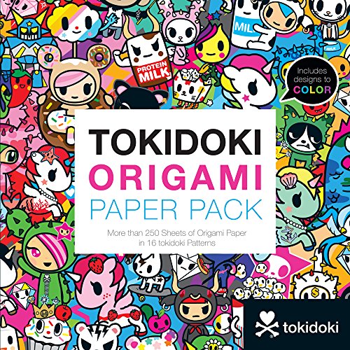 Tokidoki Origami Paper Pack: More Than 250 Sheets of Origami Paper in 16 Tokidoki Patterns von Sterling