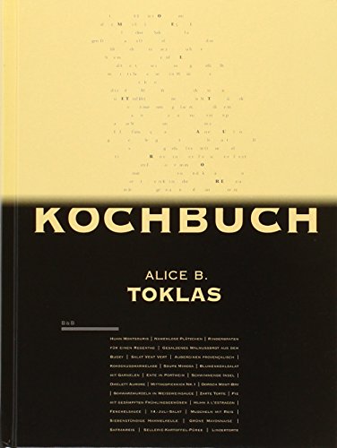 Das Alice B. Toklas Kochbuch von Brinkmann U. Bose