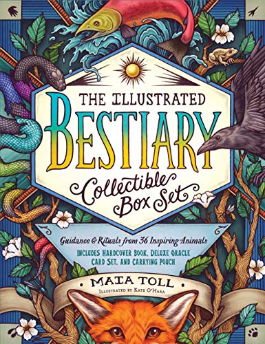 The Illustrated Bestiary Collectible Box Set: Guidance and Rituals from 36 Inspiring Animals; Includes Hardcover Book, Deluxe Oracle Card Set, and Carrying Pouch (Wild Wisdom) von Storey Publishing
