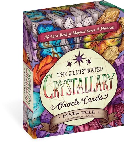 The Illustrated Crystallary Oracle Cards: 36-Card Deck of Magical Gems & Minerals (Wild Wisdom) von Storey Publishing