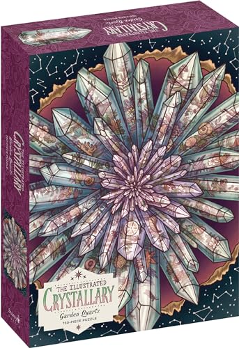 The Illustrated Crystallary Puzzle: Garden Quartz 750 Pieces (Wild Wisdom)