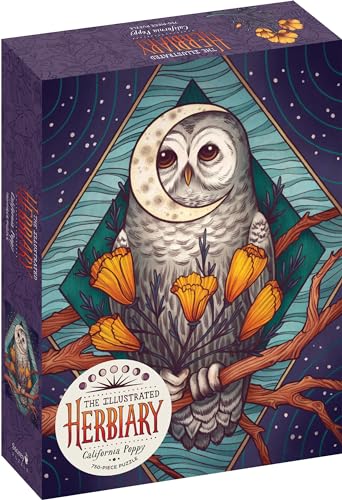 The Illustrated Herbiary - California Poppy: 750-piece Puzzle (Wild Wisdom) von Workman Publishing