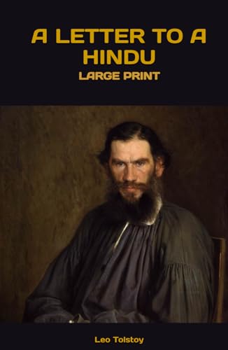 A LETTER TO A HINDU: LARGE PRINT A LETTER TO A HINDU: LARGE PRINT von Independently published