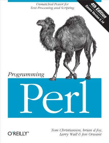 Programming Perl: Unmatched power for text processing and scripting von O'Reilly Media