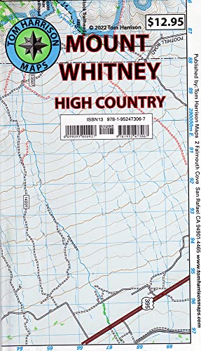 Mount Whitney High Country Map (2022)