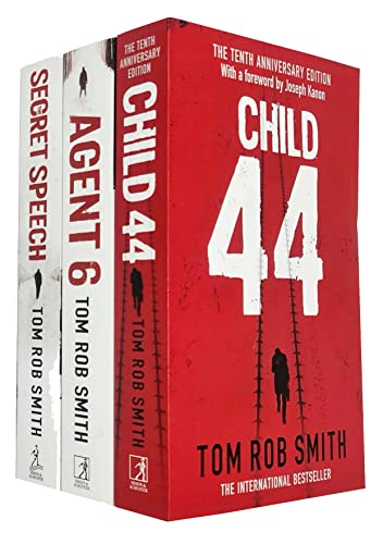 Child 44 Trilogy 3 Books Collection Set By Tom Rob Smith (Child 44, The Secret Speech, Agent 6)