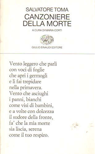 Canzoniere della morte (Collezione di poesia, Band 277)