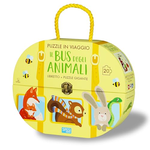 Il bus degli animali. Puzzle in viaggio (Sassi junior)