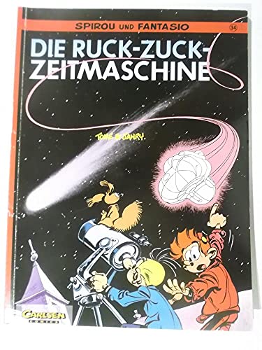 Spirou und Fantasio, Carlsen Comics, Bd.34, Die Ruck-Zuck-Zeitmaschine