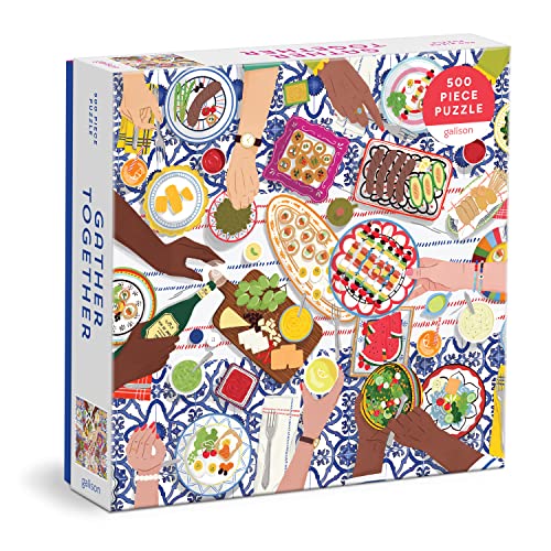 Galison Mudpuppy 9780735376441 Gather Together 500 Piece Maja,Tomljanovic Puzzle, Mehrfarbig Galison Mudpuppy 9780735376441 Gather Together 500 Piece Maja,Tomljanovic Puzzle, Mehrfarbig