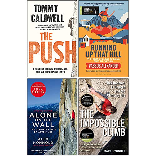 The Push, Running Up That Hill, Alone on the Wall, The Impossible Climb 4 Books Collection Set