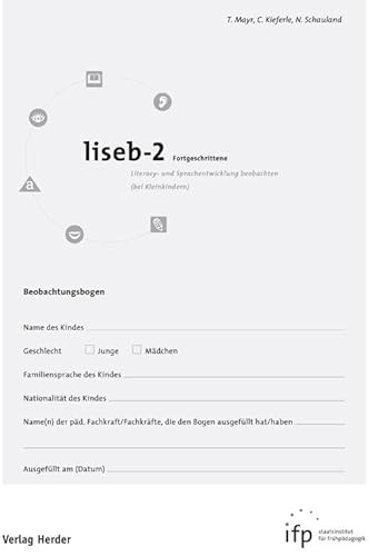 liseb-2 Fortgeschrittene: Literacy- und Sprachentwicklung beobachten (bei Kleinkindern)
