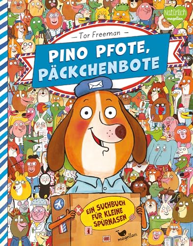 Pino Pfote, Päckchenbote – Band 1: Ein Suchbuch für kleine Spürnasen