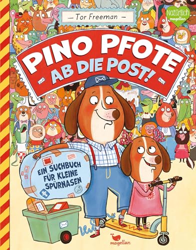 Pino Pfote – Ab die Post! – Band 2: Ein Suchbuch für kleine Spürnasen von Magellan GmbH