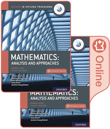 Oxford IB Diploma Programme: IB Mathematics: analysis and approaches: Analysis and Approaches, Higher Level, Course Companion von Oxford Children s Books