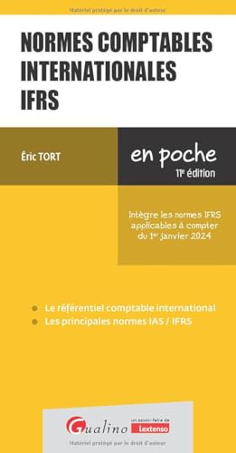 Normes comptables internationales IFRS: Intègre les normes IFRS applicables à compter du 1er janvier 2024 von GUALINO