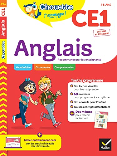 Chouette - Anglais CE1: cahier d'entraînement recommandé par les enseignants von HATIER