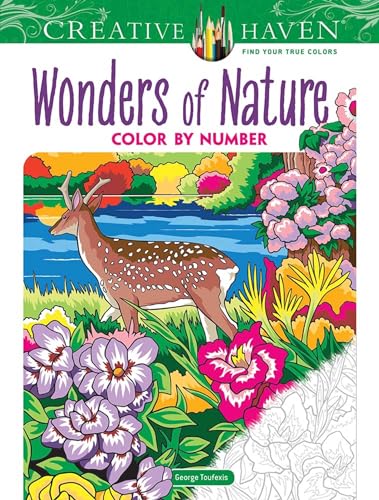Wonders of Nature Color by Number (Creative Haven Coloring Books) von Dover Publications