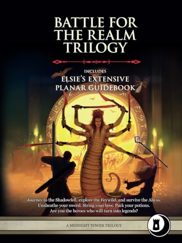Battle for the Realm Trilogy: Level 13-15 Adventures and Compendium (Midnight Tower 5e Adventures) von Independently published