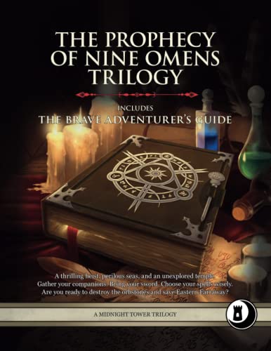 The Prophecy of Nine Omens Trilogy: Level 10-12 Adventures and Compendium (Midnight Tower 5e Adventures) von Nielsen