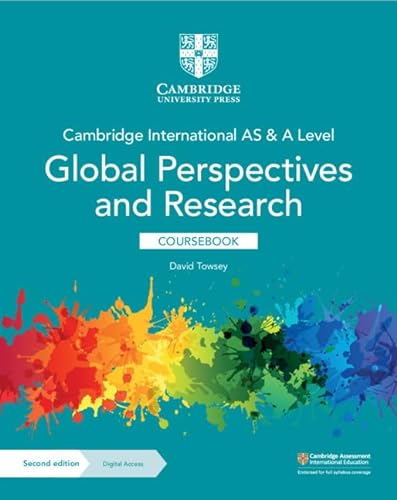 Cambridge International As & a Level Global Perspectives and Research Coursebook + Digital Access 2 Years