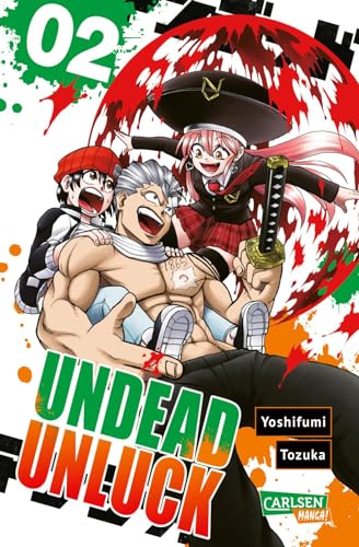 Undead Unluck 2: Actiongeladene Love-Comedy mit einem ungleichen Duo und grandiosen Zeichnungen von CARLSEN MANGA