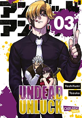 Undead Unluck 3: Actiongeladene Love-Comedy mit einem ungleichen Duo und grandiosen Zeichnungen von CARLSEN MANGA