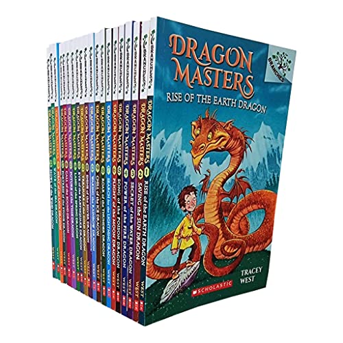 Dragon Masters Series 20 Books Collection Set (Rise of the Earth Dragon, Saving the Sun Dragon, Secret of the Water Dragon, Power of the Fire Dragon, Song of the Poison Dragon & More...)