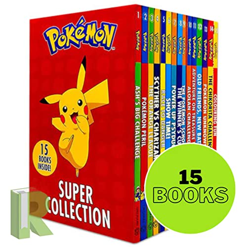 Pokemon Super Collection Series Books 1-15 Box Set