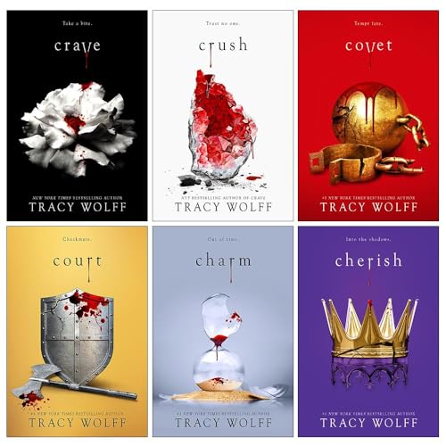 Crave Series 5 Books Collection Set By Tracy Wolff (Crave, Crush, Covet, Court, Charm)