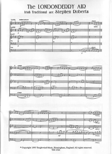 The Londonderry Air (Danny Boy). Irish Traditional for Brass Quintet / Irisches Volkslied für Blechbläserquintett (Partitur und Stimmen)