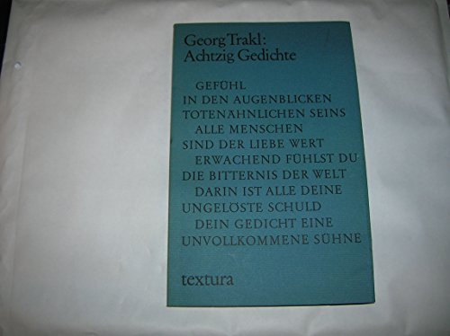 Achtzig Gedichte (textura)