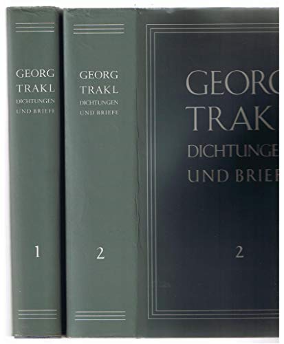 Dichtungen und Briefe: Historisch-kritische Ausgabe Dichtungen und Briefe: Historisch-kritische Ausgabe