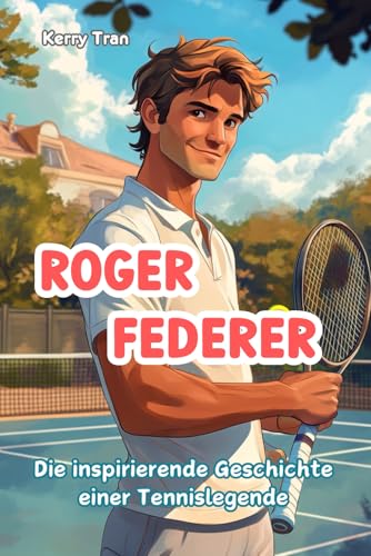 Roger Federer: Die inspirierende Geschichte einer Tennislegende: Illustriertes Tennisbuch für Kinder (Biografien für Kinder) von Independently published