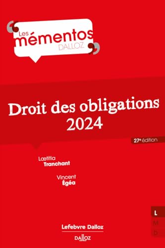 Droit des obligations 2024 27ed von DALLOZ