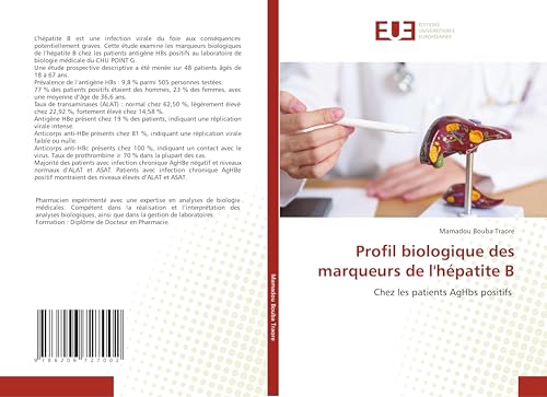 Profil biologique des marqueurs de l'hépatite B: Chez les patients AgHbs positifs von Éditions universitaires européennes