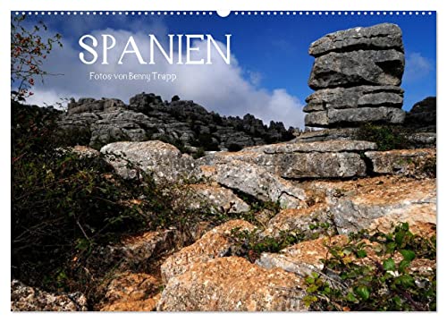 Spanien (Wandkalender 2025 DIN A2 quer), CALVENDO Monatskalender: Landschaft und Natur in Spanien