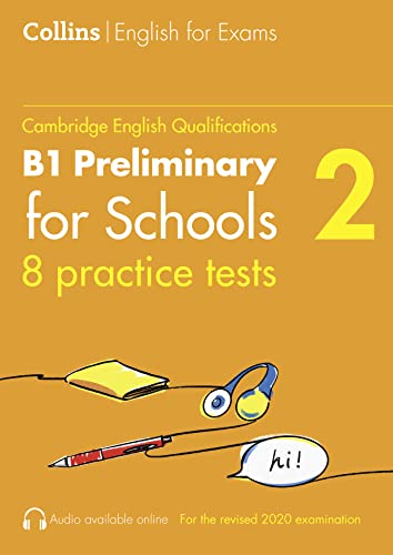 Practice Tests for B1 Preliminary for Schools (PET) (Volume 2): Kids and Young Adults (Collins Cambridge English) von Collins
