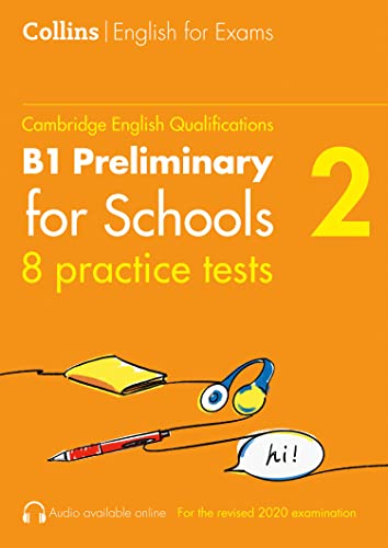 Practice Tests for B1 Preliminary for Schools (PET) (Volume 2): Kids and Young Adults (Collins Cambridge English)