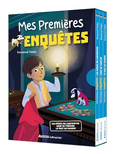 COFFRET BIBLIOTHEQUE 4 (TOMES 10/11/12) MES PREMIÈRES ENQUÊTES: Tome 10 : Les pièges du labyrinthe ; Tome 11 : Coup de théâtre ; Tome 12 : La nuit au manoir von AUZOU