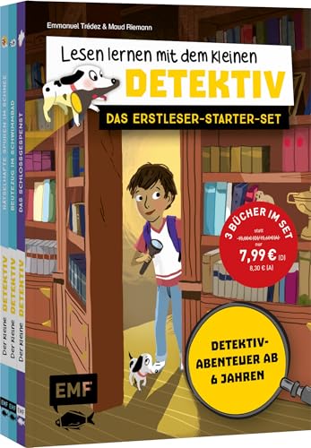 Lesen lernen mit dem kleinen Detektiv: 3 Bücher im Bundle: Das Erstleser-Starter-Set. 3 spannende Detektivabenteuer ab 6 Jahren