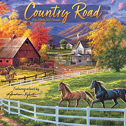 2022 Country Road - Abraham Hunter Wall Calendar