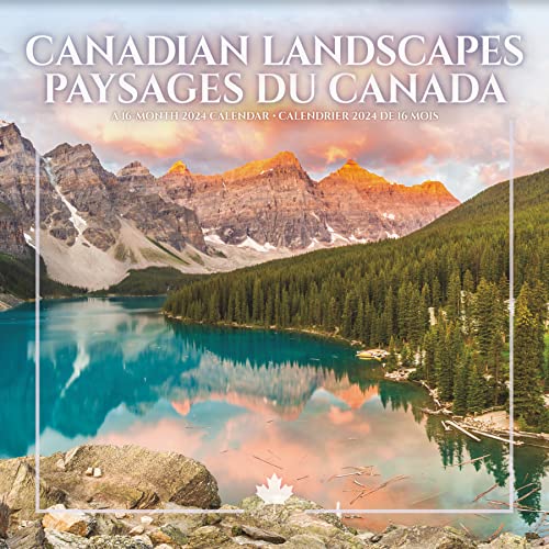 2024 Canadian Landscapes Wall Calendar (Bilingual French) (English and French Edition)