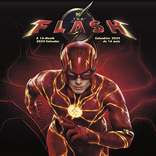 2024 DC Comics The Flash Wall Calendar (Bilingual French) (English and French Edition)