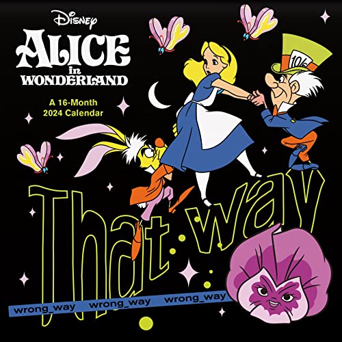 2024 Disney Alice in Wonderland Wall Calendar