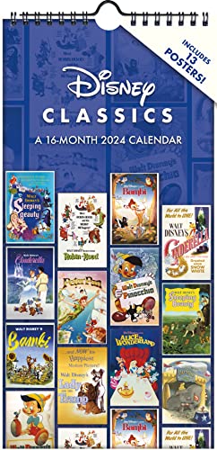 2024 Disney Classic Posters Mini Poster Calendar