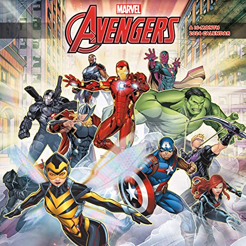 2024 Marvel Avengers Mini Wall Calendar