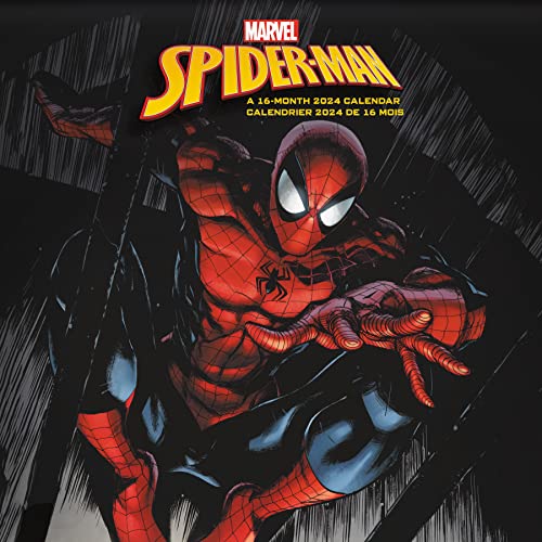 2024 Marvel Spider-Man Wall Calendar (Bilingual French) (English and French Edition)